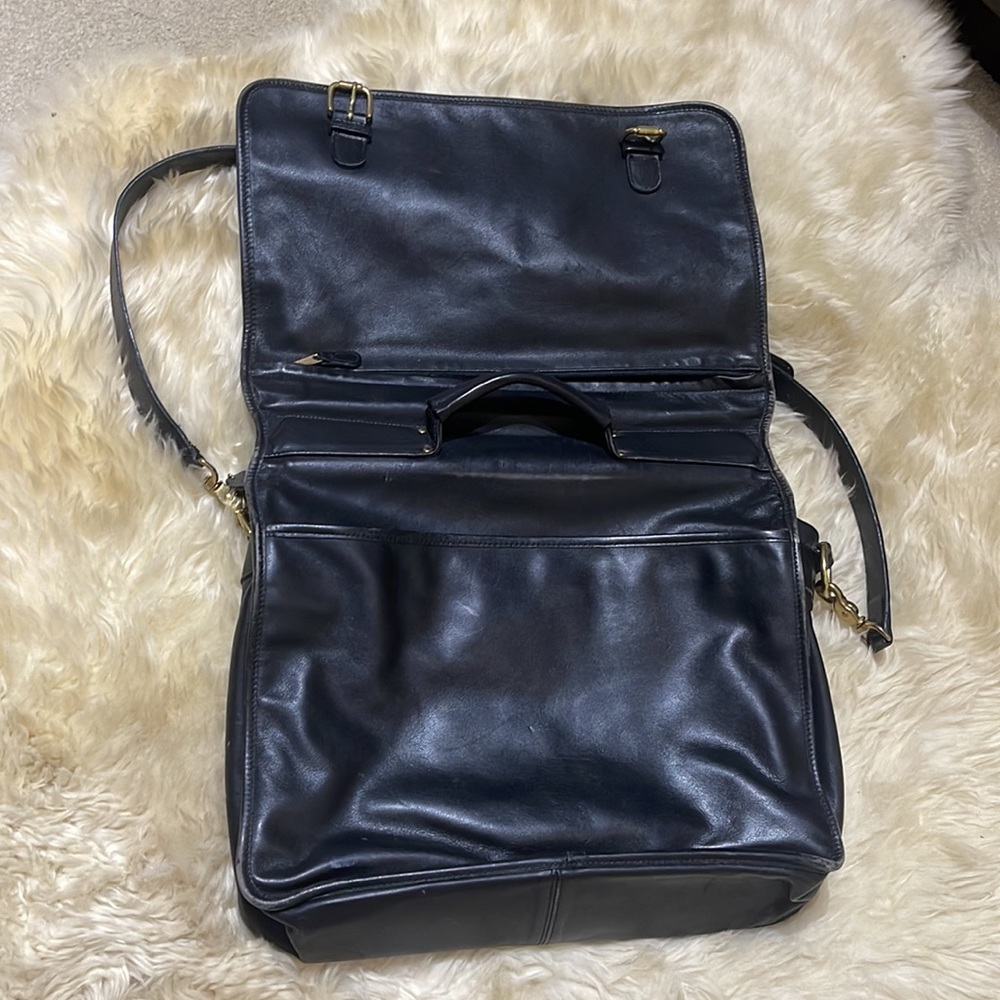 Authentic Leather Coach Messenger Bag - Picture 7 of 10